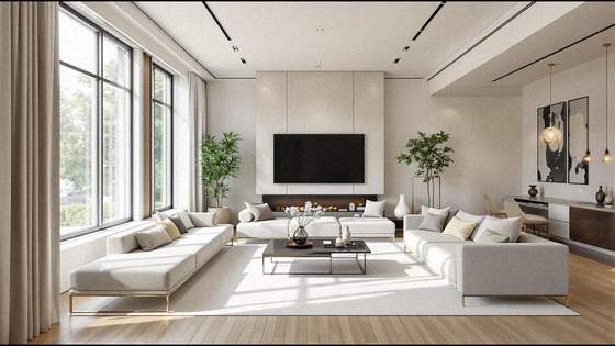 Modernes Apartment Wohnzimmer